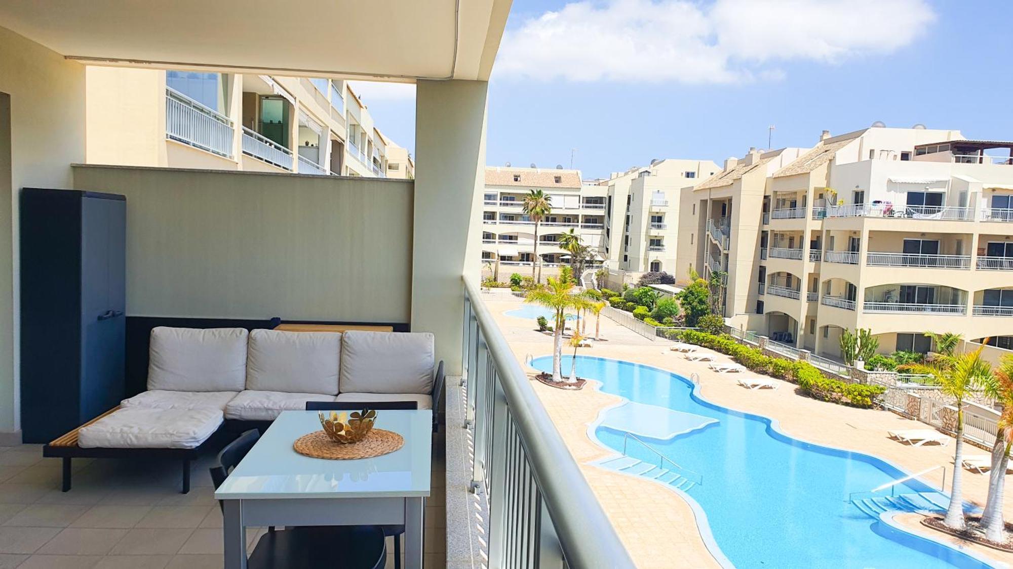 Terraza Sea & Sun Appartement Palm-mar Buitenkant foto