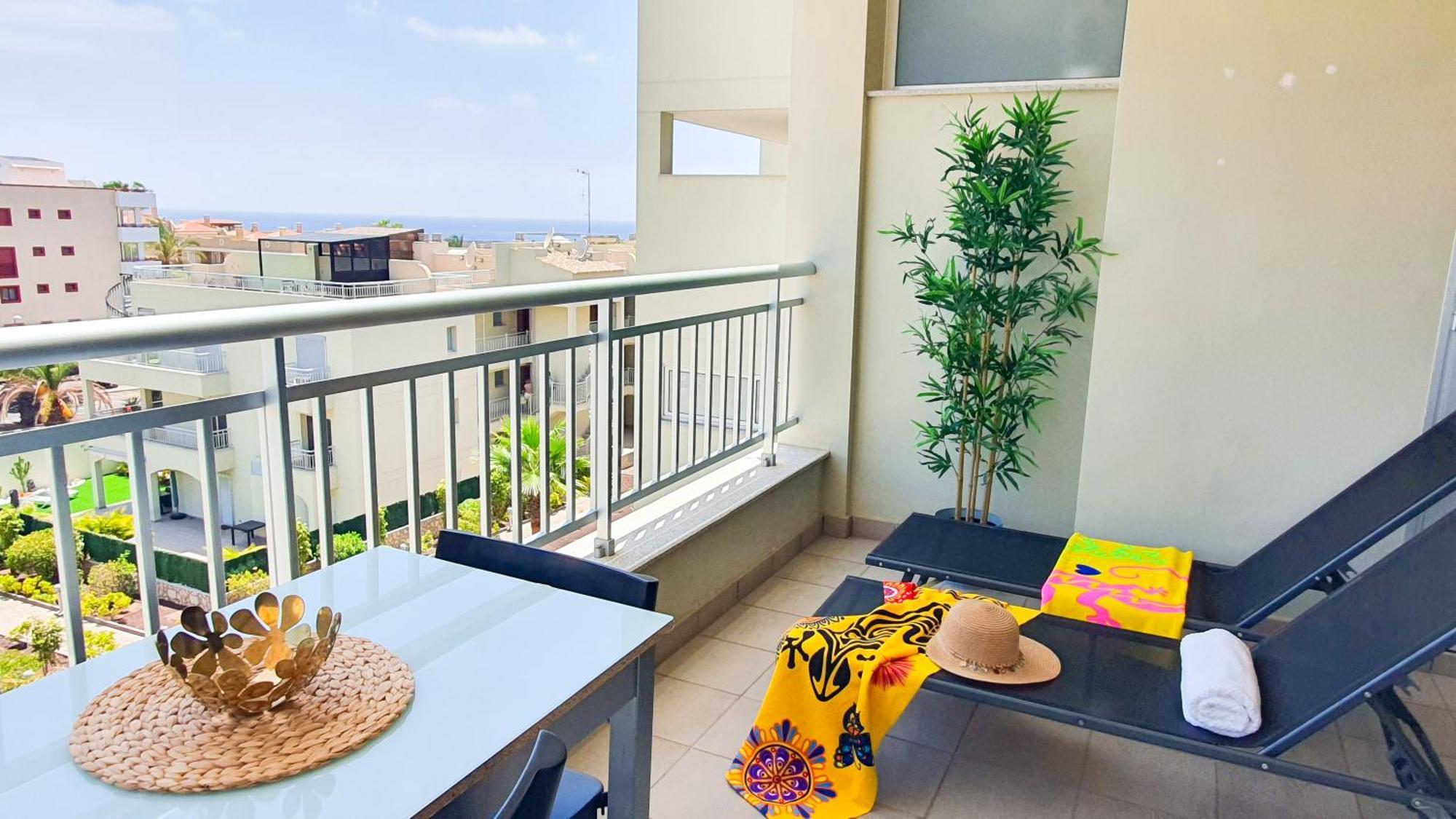 Terraza Sea & Sun Appartement Palm-mar Buitenkant foto